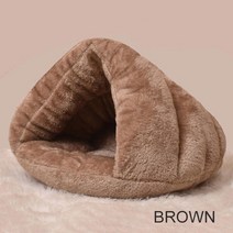 원터치난방텐트 2 사이즈 강아지 애완동물 고양이 개 부드럽고 둥지 개집 침대 동굴 집 침낭 매트 패드 텐트 S L 5 색 겨울용 아늑한