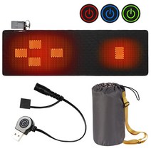 USB온열침낭 USB침낭 극동계침낭 아웃도어 캠핑용 USB 단열 슬리핑 매트 따뜻한 패드 캠핑 매트리스 야외용, [02] 02