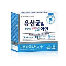 동아제약 유산균&아연 60포 2개월분 [건강한 유통기한] 달달한향, 1개