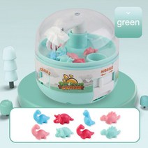 미니뽑기기계 인형 사탕 캡슐 뽑기 기계 미니 발톱 기계 8 개 작은 물건 상금 공룡 가샤폰 장난감 그래버, 03 green, 03 green