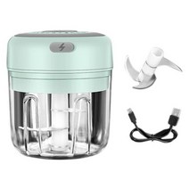 무선 야채 다지기 이유식 만능 블렌더 핸드 초간편 멀티차퍼, N02 .Green250ml
