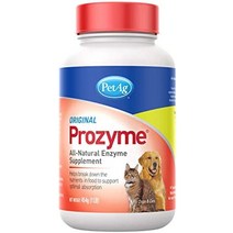 petag prozyme powder - 유당 불내성 개와 고양이를 위한 소화 효소 보충제 - 454g(1lb) 분말, 454gm