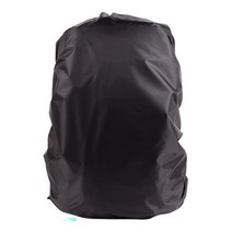 케일 배낭 가방 트레일러닝백 레인 커버 for Backpack 방수 rainproof protector 야외 캠핑 하이킹 등산 먼지 레인커버, 검은 색
