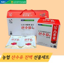 농협 산수유 진액 산수유즙 70ml 30포 1박스 6박스 선물 세트