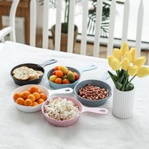 더린 손잡이접시1p 손잡이압접시 팬쿠프 압접시 간식플레이트 캠핑접시, 블랙