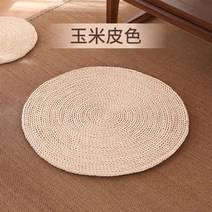 수공예 왕골 라탄 방석 지푸라기 부들 절 원형 짚 핸드메이드 통풍 인테리어 좌식 다도