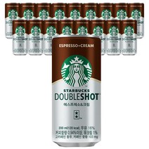 스타벅스 더블샷 에스프레소 & 크림 200ml x 18개