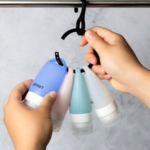 아마트 안전한 식품등급 고급 실리콘 고리공병, 아마트 고리공병, 90ml 4개 세트, 1개