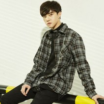 뉴메이드 사이먼 빈티지 체크 셔츠 - 커플룩 빅사이즈