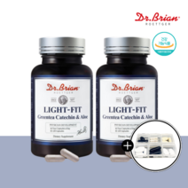 라이트핏 녹차 카테킨 알로에베라 무수바바로인 먹는 식용 알로에전잎 체지방 감소에도움 녹차추출물 카데킨 비타민c 셀렌 영양제 2통