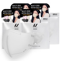 김국산 KF94 씬핏 새부리형 마스크 중형, 25매입, 4개, 화이트
