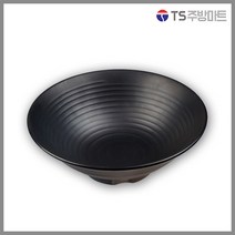 [돌산멜라민] 퓨전토기 면기 - 우동기 라면기 멜라민면기 (업소용그릇 멜라민그릇 예쁜그릇 식당접시 멜라민볼 멜라민찬기), 1개, 블랙 7.5인치 (6898)