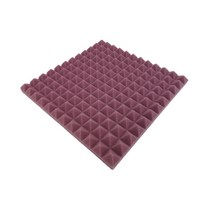 방음 판넬 보드 흡음제 피라미드 어쿠스틱 폼 난연성 스튜디오 보호 스폰지 흡수 패널 고밀도 12 개, [04] 보라색