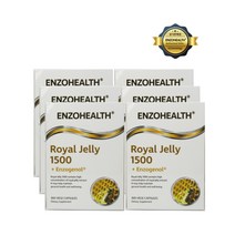 (엔조헬스) 6통 로얄젤리 1500 엔조제놀 300캡슐 Royal Jelly 1500+Enzogenol 300caps