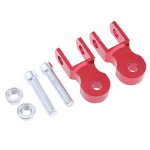 GHSHOP 77 오토바이 ATV 쿼드용 쇼크 업소버 높이 확장 익스텐더 라이저, 빨간색