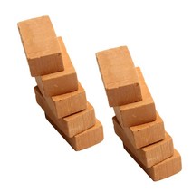 ZLD 30 x 15 x 10mm 모델 바닥 벽돌 빨강 건축 모델 장식 10pcs, 10, 빨간