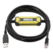 산업용 등급 USB-ETH USB Siemens HMI S7-200 스마트 S7-1200/1500 FX5U 시리즈 PLC 용 이더넷 프로그래밍 케이블로 변환