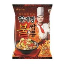 빙그레 꽃게랑 불짬뽕 스낵, 70g, 6개입