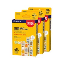 해피홈 멸균 밴드 패턴 표준형 40p, 3개입