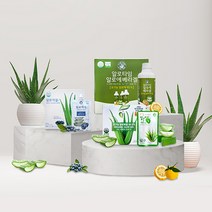 거제 먹는 알로에 겔 유기농 베라 유자맛 99.9%맛 2가지맛 원액 마시는 즙 알로에팜 효과 효능, 알로에 유자맛 90%, 1통