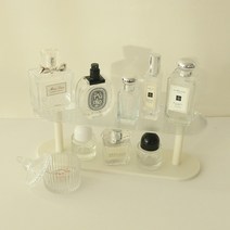 인트롤리 라운드 향수진열대 화장대 정리함 향수 보관함 2단, 1개