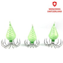 몽크로스 에기프리 B형 다이아몬드 쭈킬 봉돌 쭈꾸미 애자 볼, 에기프리 B형 물방울, 10호