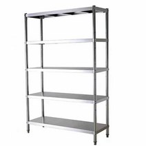 주방 업소용 식기선반 스탠 다단식정리대 5단, 길이 60cm 폭 40cm 높이 180cm 5겹