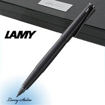 라미 스튜디오 룩스 올블랙 66 만년필 [무료선물포장], EF촉(가는촉), 각인신청