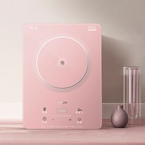 인덕션 2구 전기 레인지 렌지 추천 화이트 언더 1구 4구 미니 원형 캠핑 휴대용 업소용 유도 밥솥 가정용 지능형 온도 제어 화재 볶음 다기능 스토브 터치 스크린 초박형, 분홍색, 영국