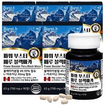 본트비 파워 부스터 페루 블랙마카 90정 5박스, 없음