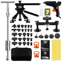 슈퍼 PDR 페인트리스 덴트 수리 키트 제거 도구 자동차 바디 풀러 가방 포함, 02 Professional Kit