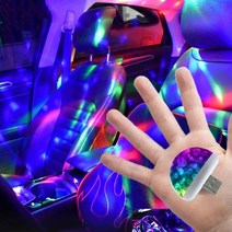 자동차 휠 라이트 led 2022 새로운 여러 가지 빛깔의 USB LED 자동차 인테리어 조명 분위기 조명 네온 다, 01 color