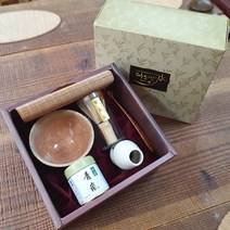 말차 6종 2020 선물세트/청람말차/차선 100본/말차시/찻사발/차선걸이/차석