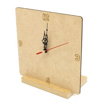 네모 스텐드 시계 반제품 부속포함 M-02-064