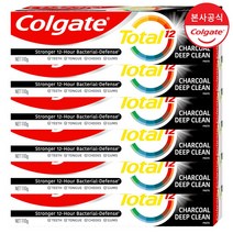 콜게이트 토탈치약 차콜 디프 클린 110g X 6개