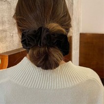 겨울 따뜻한색삼 여자 데일리 벨벳 곱창 머리끈 10대 20대 포인트