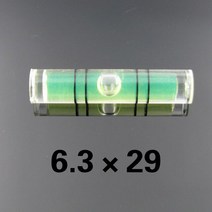 측량 분석 장비 HACCURY 아크릴 버블 레벨 수위 바이알 미터 미니 스피릿 측정기, 05 6.3x29 Green