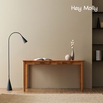 헤이몰리 덴드로 원목 컴퓨터 깊은 책상 1600, 깊은원목1600