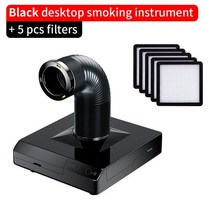 국소배기장치 Luxianzi 220v 납땜 철 tabletop smoke absorber esd fume extractor filter screen 납땜 스테이션 용 흡연 악기, 은, 영국