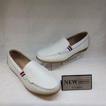탠디 여성3cm 찰고무창 3선밴드 스노우 로퍼 WMX19M039SNOW
