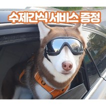 [빠른배송 당일출고] 소형견 강아지 드라이브 하트 고글 UV차단 눈보호 선글라스 안경, 레드