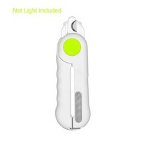패션 애완견 고양이 LED 라이트 혈액 방지 비트 미용 청소 용품 연삭 장치 손톱깎이 컷, lvnodeng