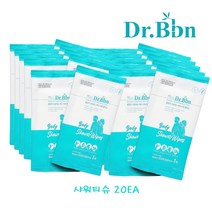 천연 대나무원단 물없이 샤워티슈 캠핑 일회용 환자용 20매+4매증정, 샴푸티슈 10매, 1개