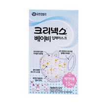 베이비 유아용 크리넥스 편안한 입체 마스크 10개입, 1, 본상품선택