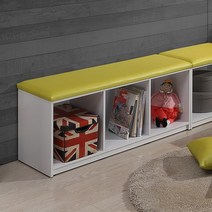 에단 수납 벤치 소파 오픈형 1200, 그린