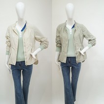 꼼빠니아 여성 점퍼 봄 여름 가을 겨울 여자 프릴넥 집업 아우터 100