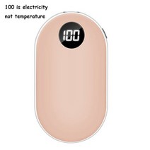 usb 손난로 충전식 휴대용 똑딱이 20000mAh USB 겨울 손 모바일 전원 온열 히터 야외 여행 하이킹 보조베터리, [03] 5000MAH, [06] Pink B
