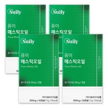 그리스산 매스틱 오일 mastic oil 캡슐 매스틱검 MASTICGUM, 비타리온, 4개, 30캡슐