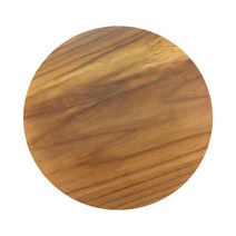 데코앤코 티크나무 원목 플레이팅도마 원형 소/대, 원형 도마(소), 1개