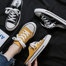 COR299223여성단화 스니커즈뮬 캔버스 슬리퍼 ZG8003 여자신발